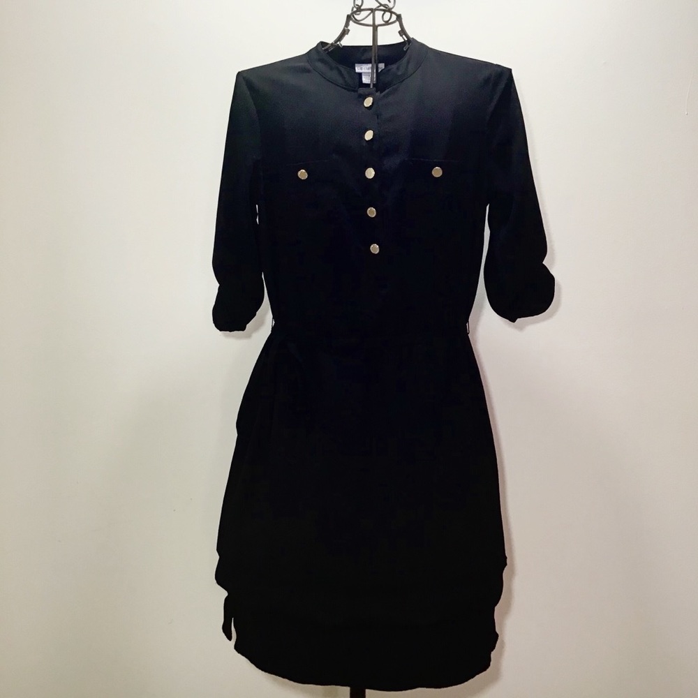 Liz Claiborne | Black 3/4 Sleeve Dress 4